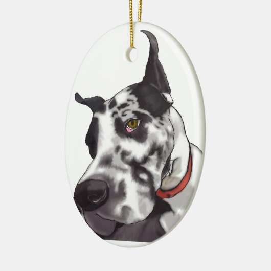 Geweldige ddeliefde keramisch ornament (Links)