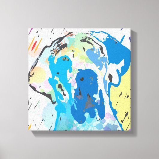 Geweldige ddraafdruk canvas afdruk (Voorkant)