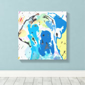 Geweldige ddraafdruk canvas afdruk (Insitu (Houten vloer))