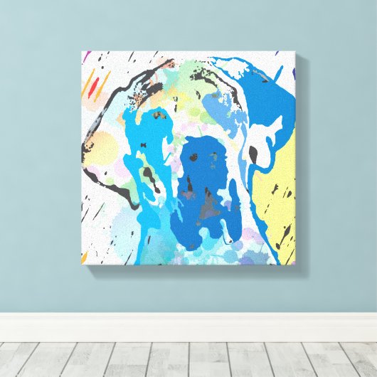 Geweldige ddraafdruk canvas afdruk (Insitu (Houten vloer))