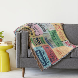 Geweldige  decor Oude cenima tickets Antiek Deken