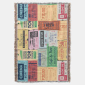 Geweldige  decor Oude cenima tickets Antiek Deken (Voorkant Verticaal)