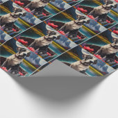 Geweldige Deen op een peddel: een Schilderachtig a Cadeaupapier (Hoek)