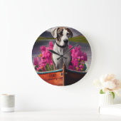 Geweldige Deen op een peddel: een Schilderachtig a Grote Klok (Huis)