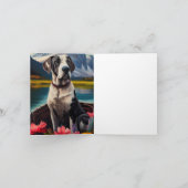 Geweldige Deen op een peddel: een Schilderachtig a Kaart (Binnen)