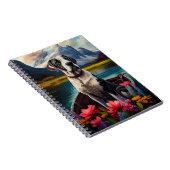 Geweldige Deen op een peddel: een Schilderachtig a Notitieboek (Rechterzijde)