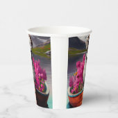 Geweldige Deen op een peddel: een Schilderachtig a Papieren Bekers (Rechts)