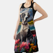 Geweldige Deen op een peddel: een Schilderachtig a Schort (Insitu)