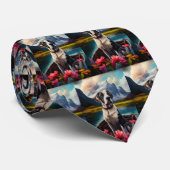 Geweldige Deen op een peddel: een Schilderachtig a Stropdas (Opgerold)