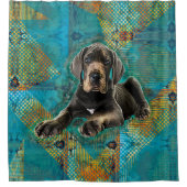 Geweldige dgestapte douchegordijn (Voorkant)