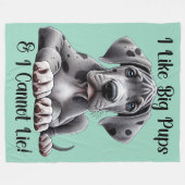 Geweldige dgestapte fleece deken (Voorkant (Horizontaal))