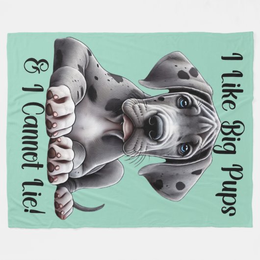 Geweldige dgestapte fleece deken (Voorkant (Horizontaal))