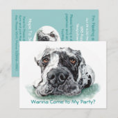 Geweldige dgestapte in Merle Kaart (Voorkant / Achterkant)