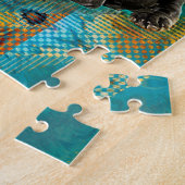 Geweldige dgestapte legpuzzel (Zijkant)