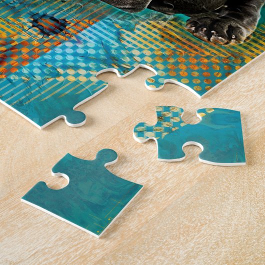 Geweldige dgestapte legpuzzel (Zijkant)