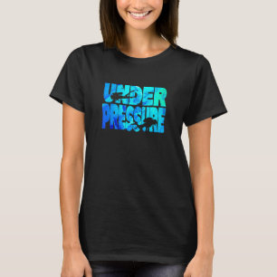 Geweldige diepe open water duiker scuba duiken vri t-shirt