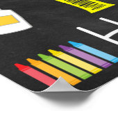 Geweldige dingen gebeuren hier in het Poster van d (Hoek)