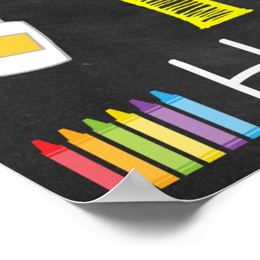 Geweldige dingen gebeuren hier in het Poster van d (Hoek)