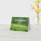 Geweldige dingen Inspirerend groet Opmerking Kaart (Gele Bloem)