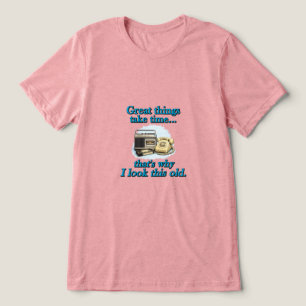 Geweldige dingen kosten tijd Tri-Blend shirt