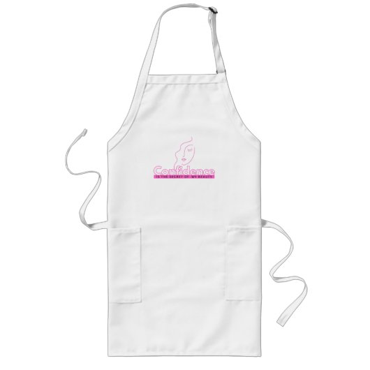 Geweldige dingen vergen tijd T-shirt Lang Schort (Voorkant)