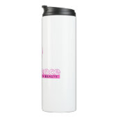 Geweldige dingen vergen tijd T-shirt Thermosbeker (Geroteerd rechts)