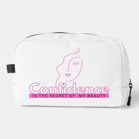 Geweldige dingen vergen tijd T-shirt Toilettasje (Voorkant)