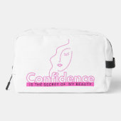 Geweldige dingen vergen tijd T-shirt Toilettasje (Achterkant)