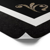 Geweldige dingen worden gedaan ** Van Gogh citaat  Poster (Hoek)