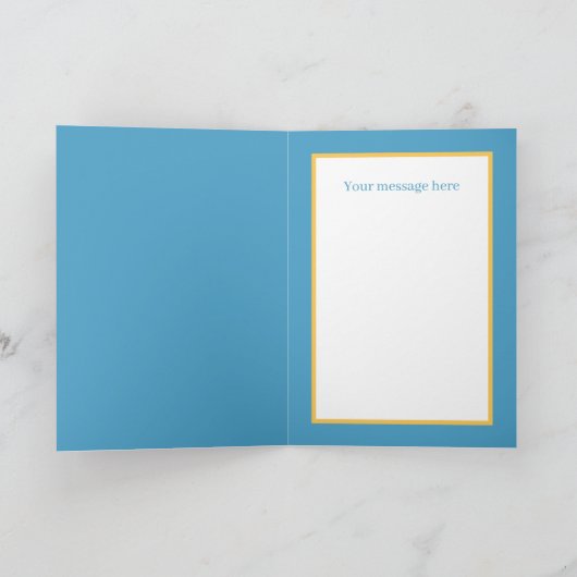 Geweldige dinosaurus feestjongens kaart (Binnen)