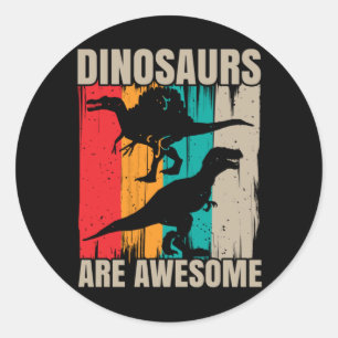 Geweldige Dinosaurus jongens meisjes Spinosaurus T Ronde Sticker