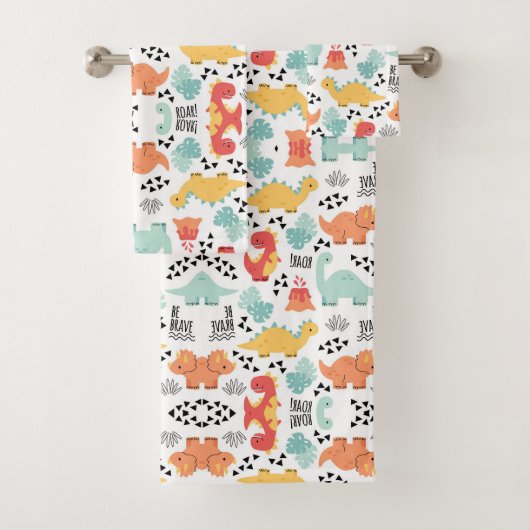 Geweldige dinosaurussen bad handdoek (Insitu)