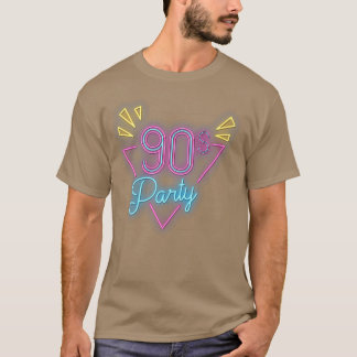 geweldige Disco  kleurrijke 90s Party Dance T-shirt