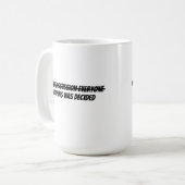 Geweldige discussie iedereen koffiemok (Voorkant links)