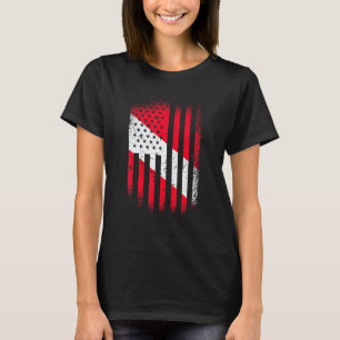 Geweldige Diver Down Vlag Amerikaanse Vlag Patriot T-shirt