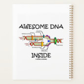 Geweldige DNA Inside Molecular Biology Humor Planner (Achterkant)