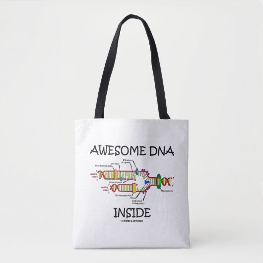 Geweldige DNA Inside Molecular Biology Humor Tote Bag (Voorkant)