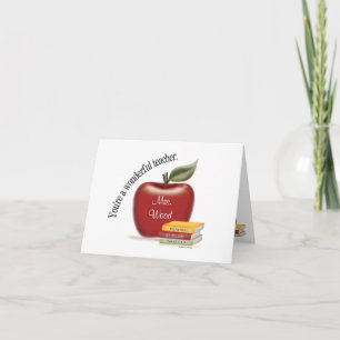 Geweldige docent Kaart