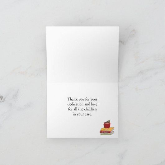 Geweldige docent Kaart (Binnen)