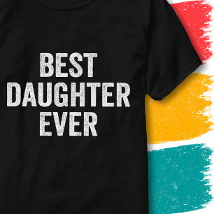 Geweldige dochter retro vintage beste dochter ooit t-shirt