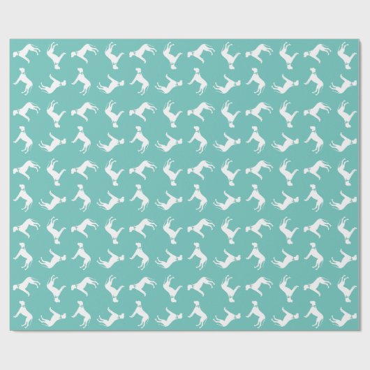 Geweldige dog-pop cadeaupapier (Vlak)