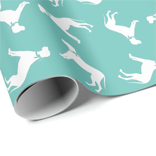 Geweldige dog-pop cadeaupapier (Rol Hoek)