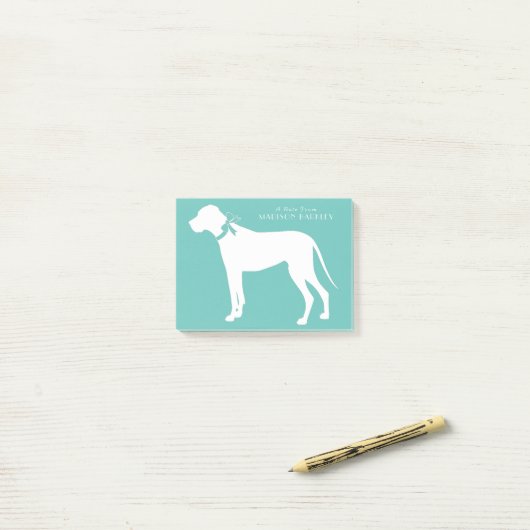 Geweldige dog-pop post-it® notes (Op bureau)