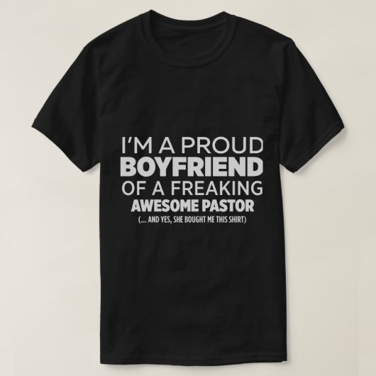 Geweldige dominee (1) t-shirt (Design voorkant)