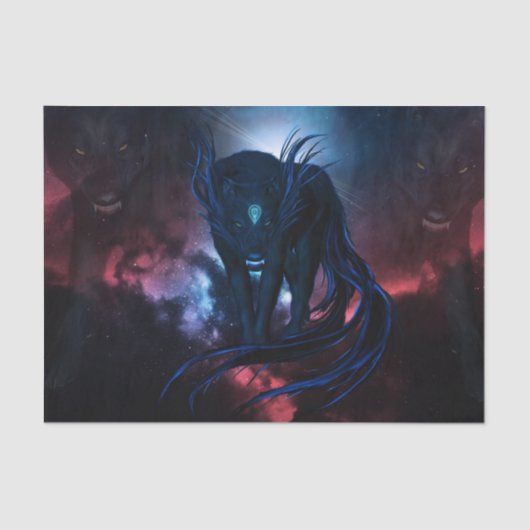 Geweldige donkere fantasiekolven tissuepapier (Voorkant)