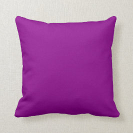 Geweldige, donkere magenta met vaste kleur kussen