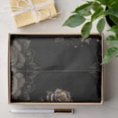 Geweldige donkere steampunk schedel tissuepapier (Geschenk)