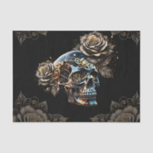 Geweldige donkere steampunk schedel