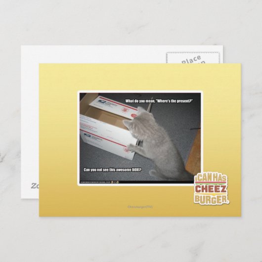 Geweldige doos briefkaart (Voorkant / Achterkant)