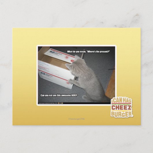 Geweldige doos briefkaart (Voorkant)